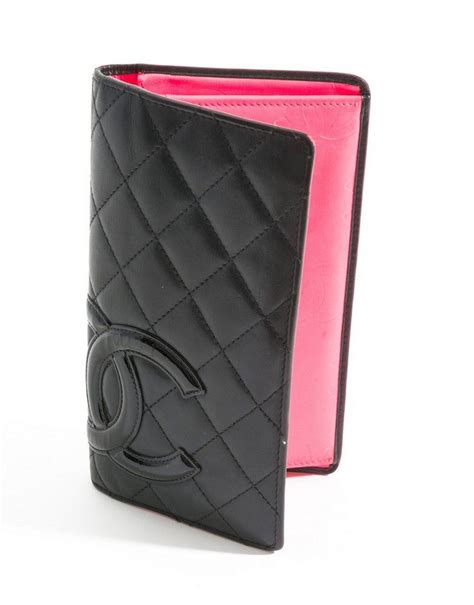 chanel cambon pink wallet|real real chanel wallets.